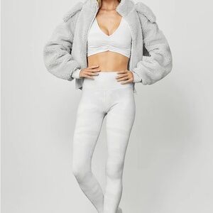 ALO Yoga White Camo Leggings